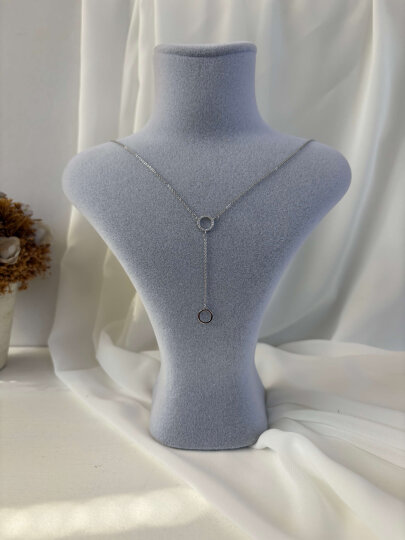 2 Halkalı Mini Y Kolye