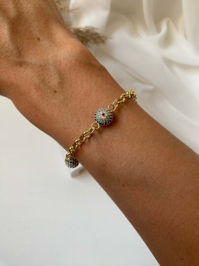 3 Nazar Boncuklu Bileklik - 2