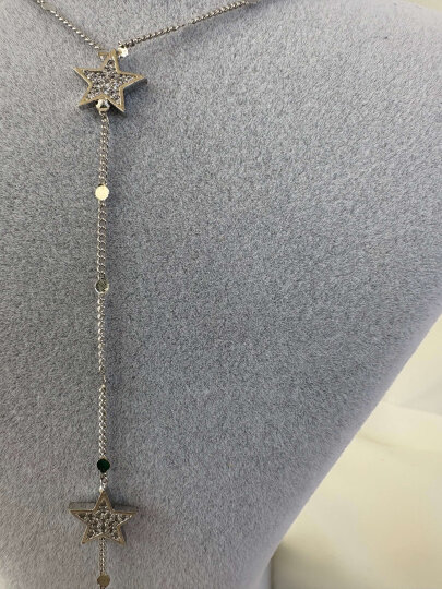 3 Yıldızlı - Pul Zincirli Y Kolye - 2