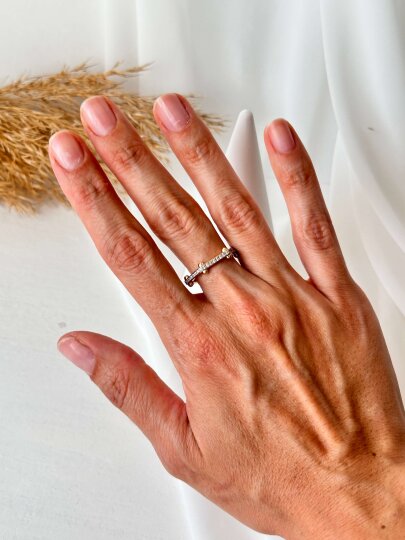 Altıgen Taşlı Yüzük - 2