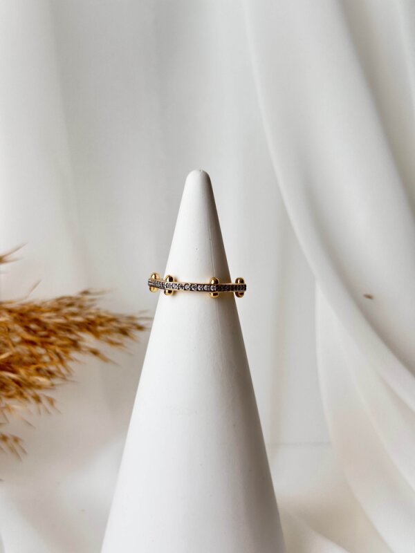 Altıgen Taşlı Yüzük - 1