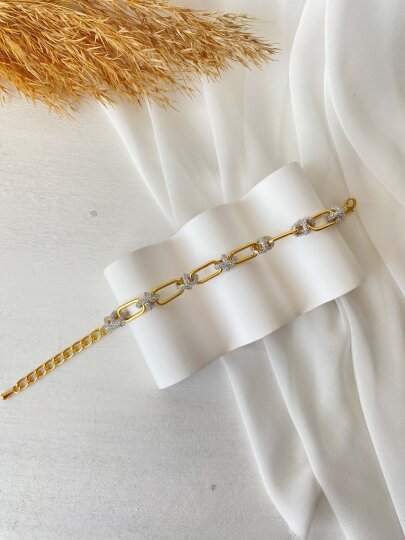 Ataç Ortası Taş Montür Bileklik