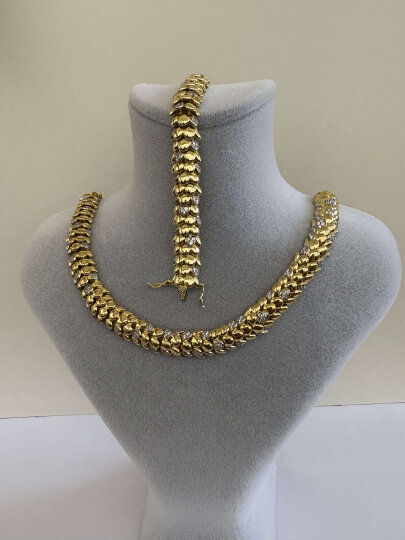 Kalın Yılan Derisi Görünümlü Kolye - 4