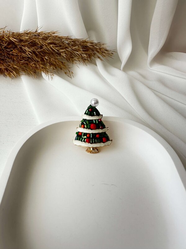 Yılbaşı Ağacı Broş - 1