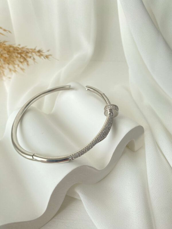 Çivi Model Taşlı Kelepçe - 3