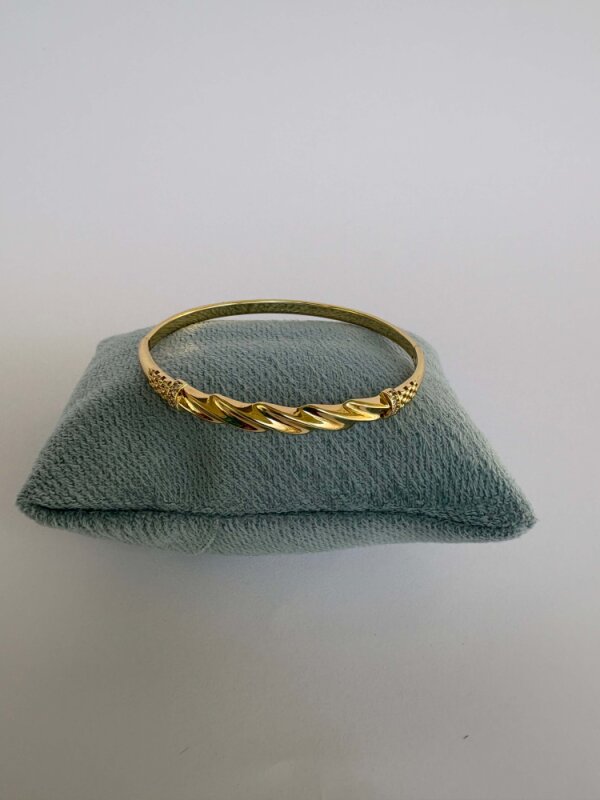 Dalgalı Kelepçe - Gold - 1