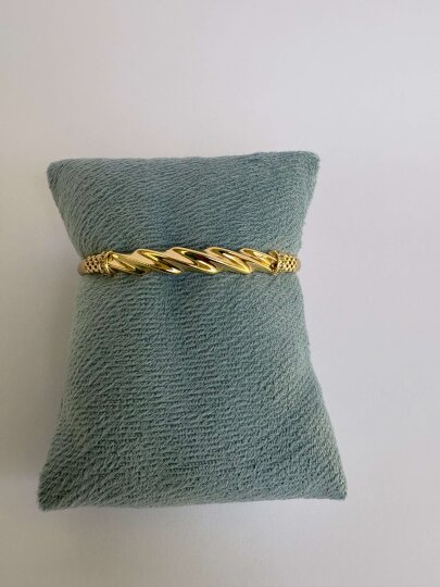 Dalgalı Kelepçe - Gold - 2