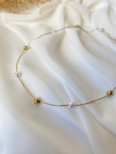 İnci ve Toplu Kolye 