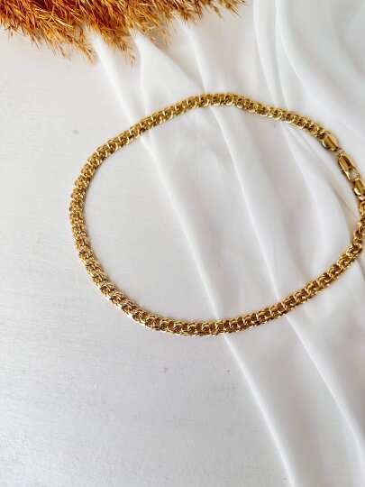 Kalın Fluar Zincir- 55 cm - 4