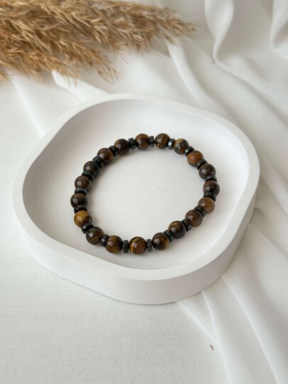 Kaplangözü Metal Detaylı Bileklik 