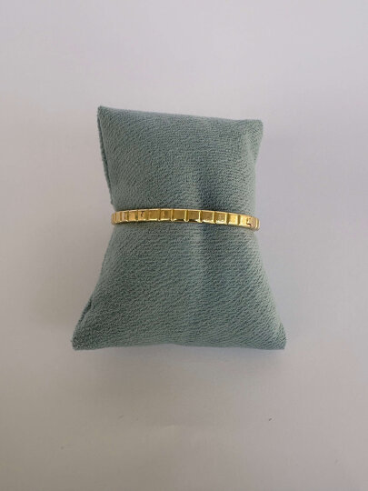 Kare Ezme Kelepçe - Gold - 2