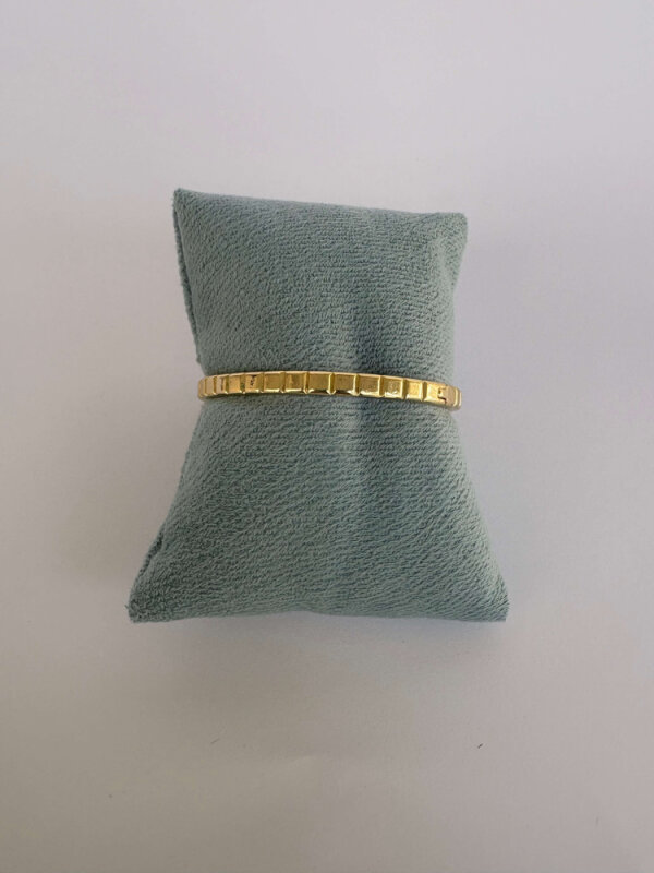 Kare Ezme Kelepçe - Gold - 2