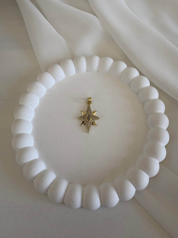 Kuzey Yıldızı Taşlı Charm  - 1