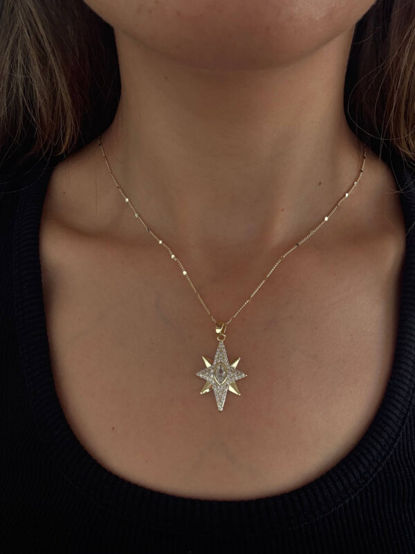 Kuzey Yıldızı Taşlı Charm  - 2