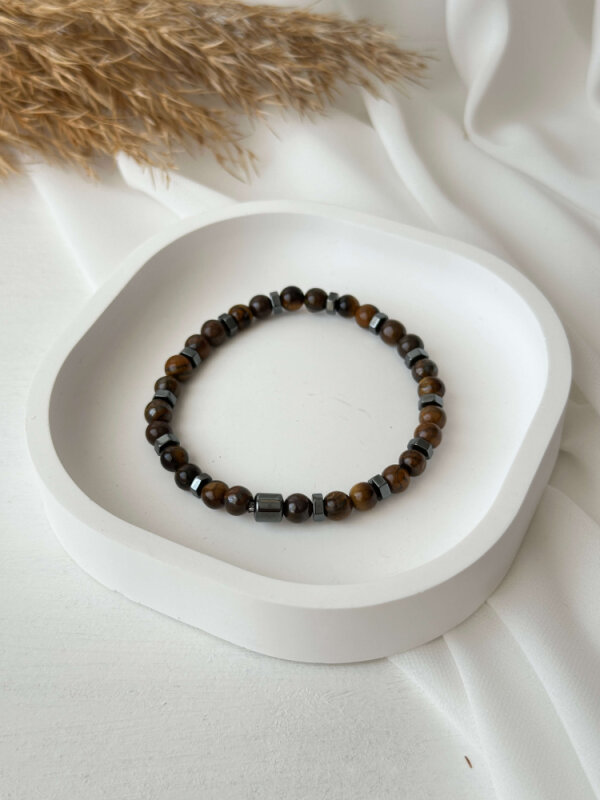 Mini Kaplangözü Metal Detaylı Bileklik - 1