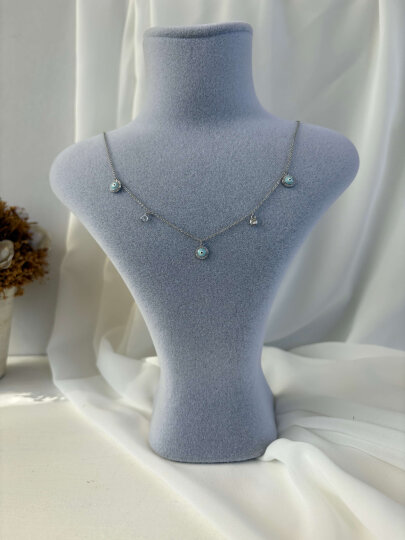 Mini Nazar Boncuklu Kolye 