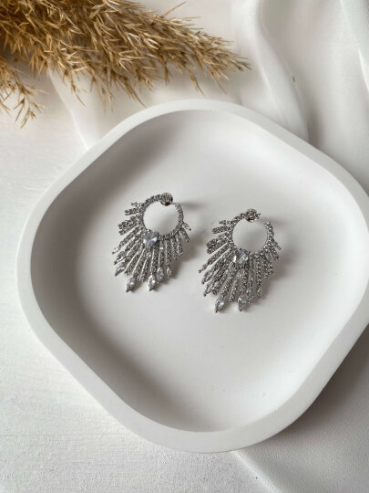 Özel Seri Taş Montür Küpe - 3