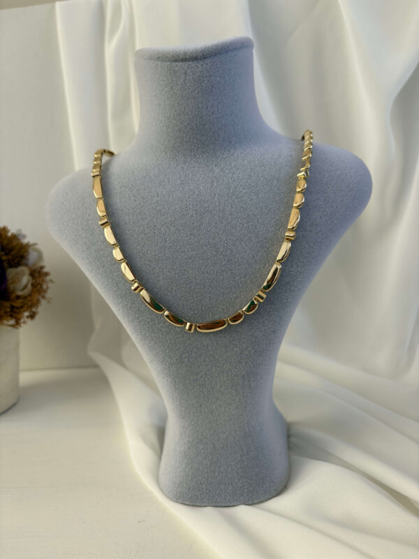 Özel Seri Yuvarlak Taşlı Kolye - 1