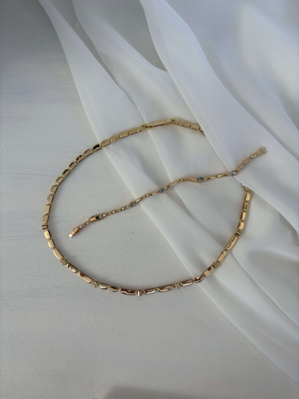 Özel Seri Yuvarlak Taşlı Kolye - 2