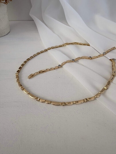 Özel Seri Yuvarlak Taşlı Kolye - 3