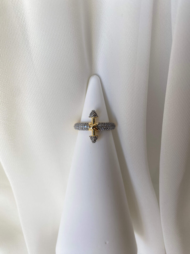 Taşlı Yüzük-Gold  - 1