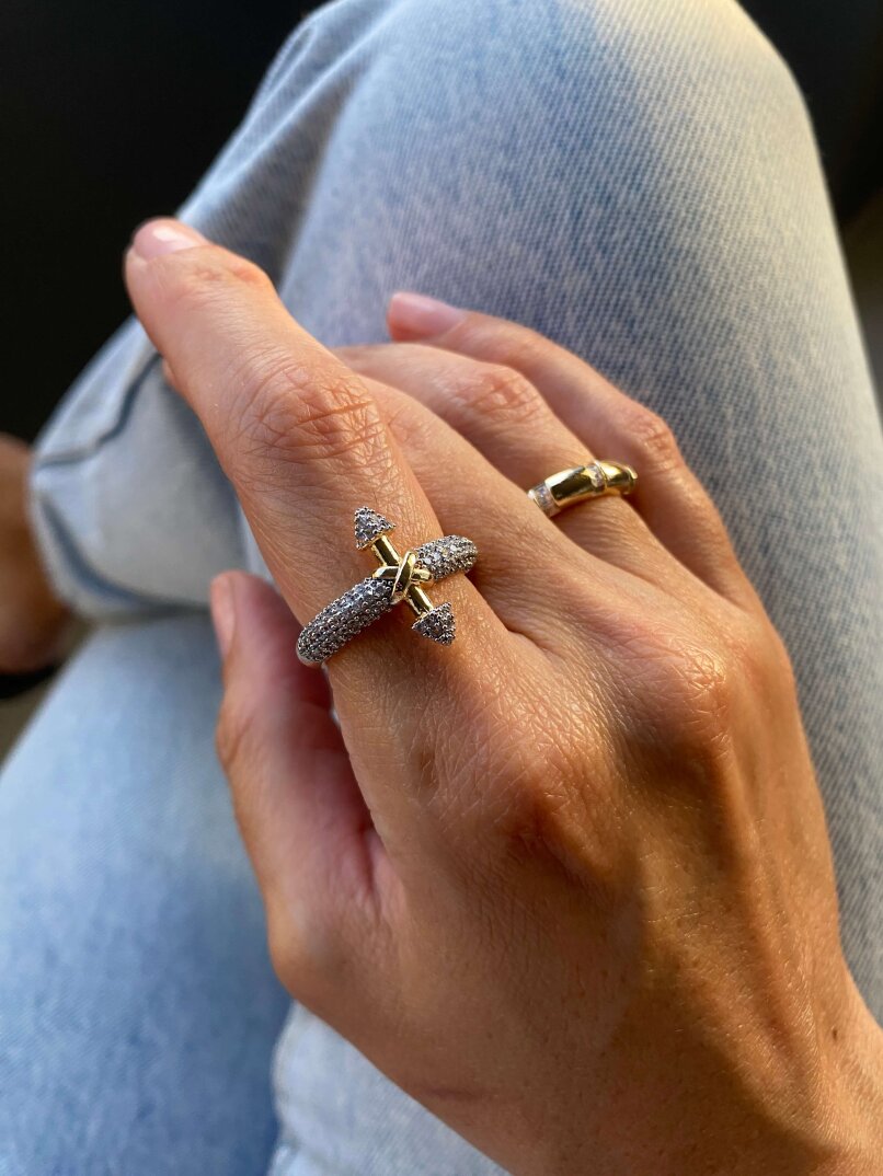 Taşlı Yüzük-Gold  - 2