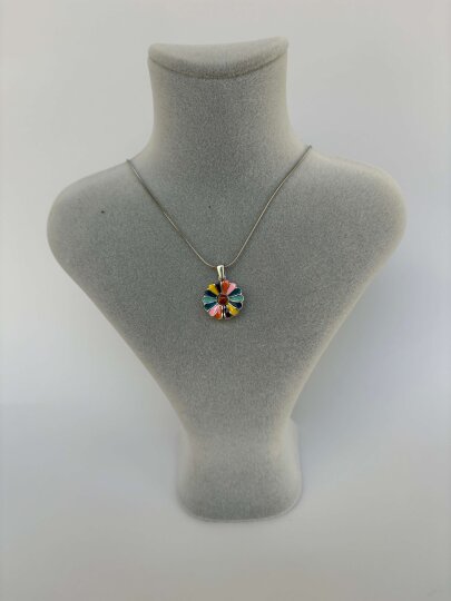 Renkli Yuvarlak Kolye