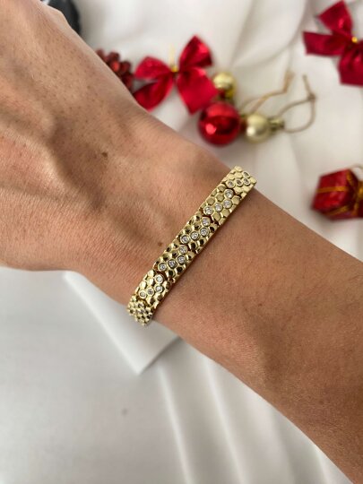 Taşlı Petek Model Rlx Model Bileklik - 3