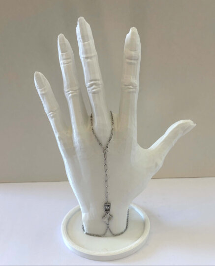 Taşlı Yonca Şahmeran - Gümüş  - 2