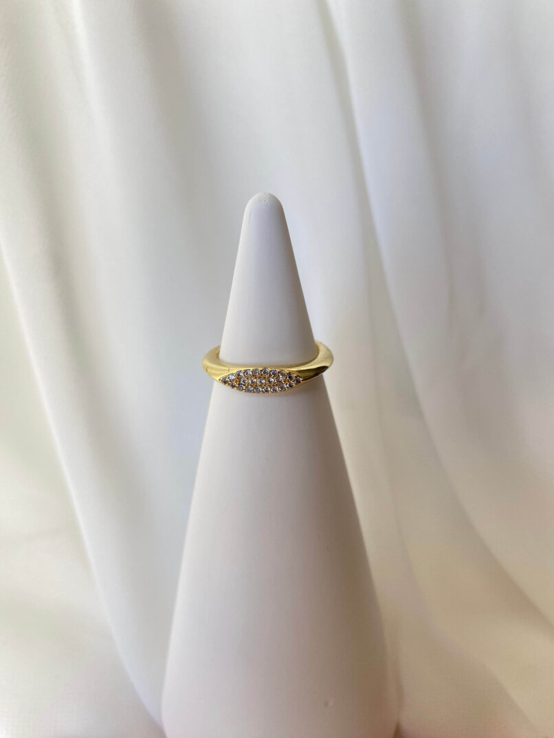 Taşlı Yüzük-Gold - 1