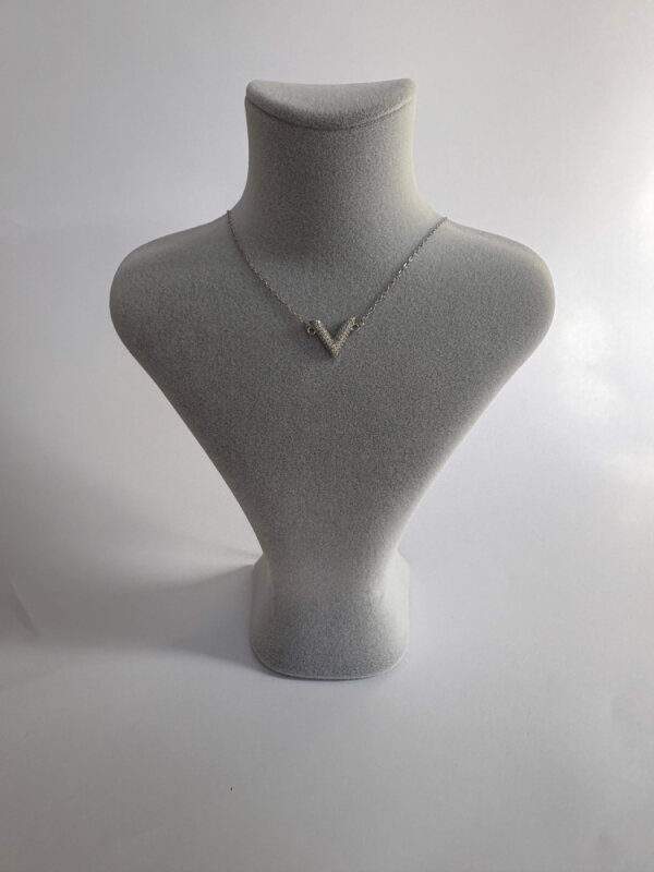 V Şekilli Kolye Küpe Seti  - 2