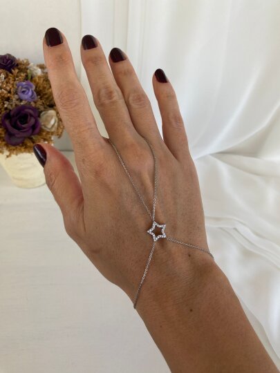 Yıldız Taşlı Şahmeran -Gümüş Renk